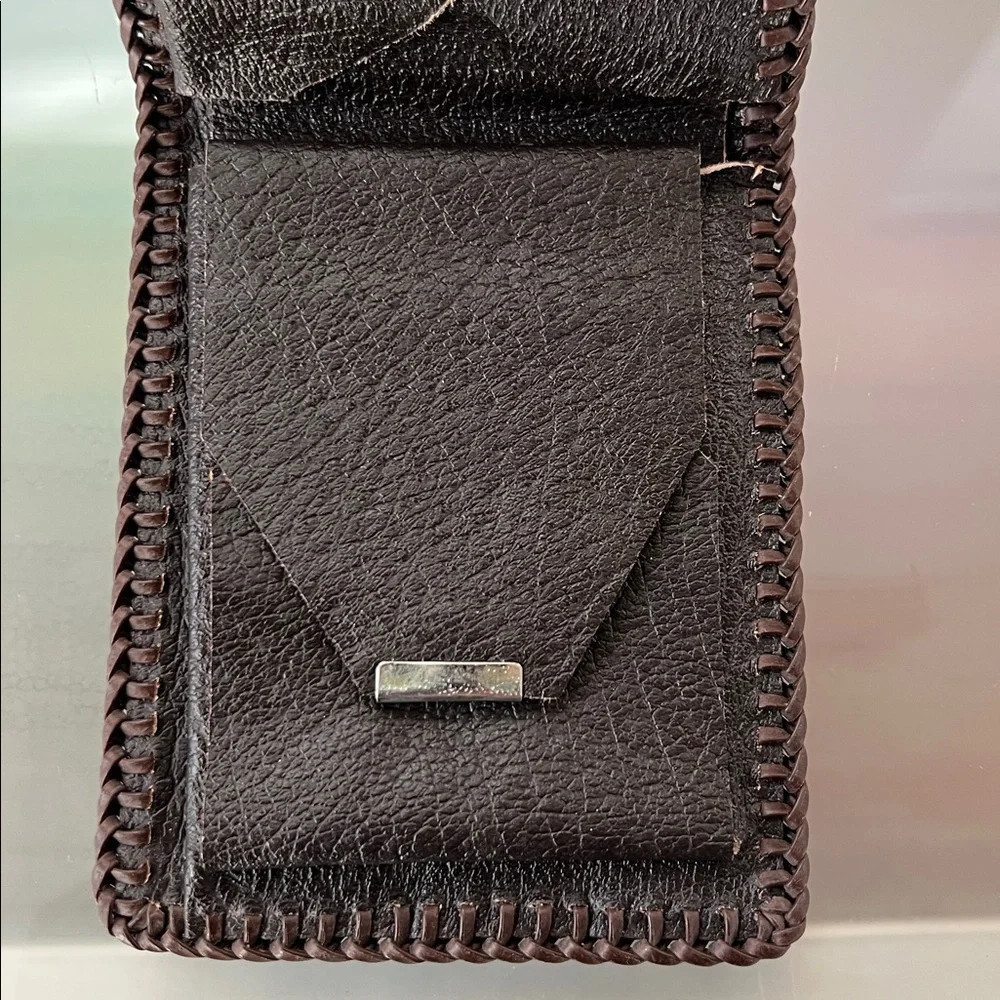 🫎 NEW Hand-Carved & Tooled Brown Leather Bi-Fold Wallet | Moose & Wilderness